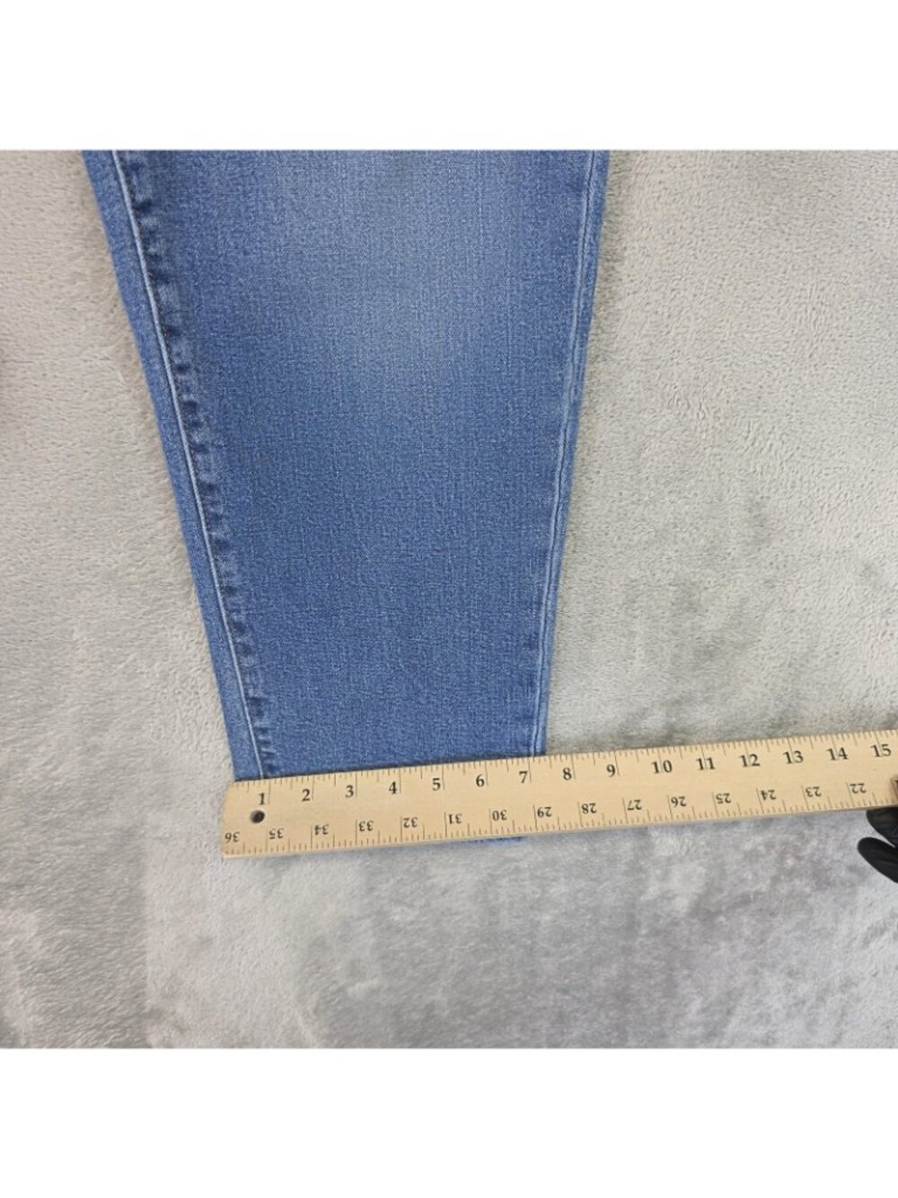 Old Navy Workwear Curvy Sky-Hi Straight Jeans Womens 8 Blue High Rise Utility - Picture 13 of 13